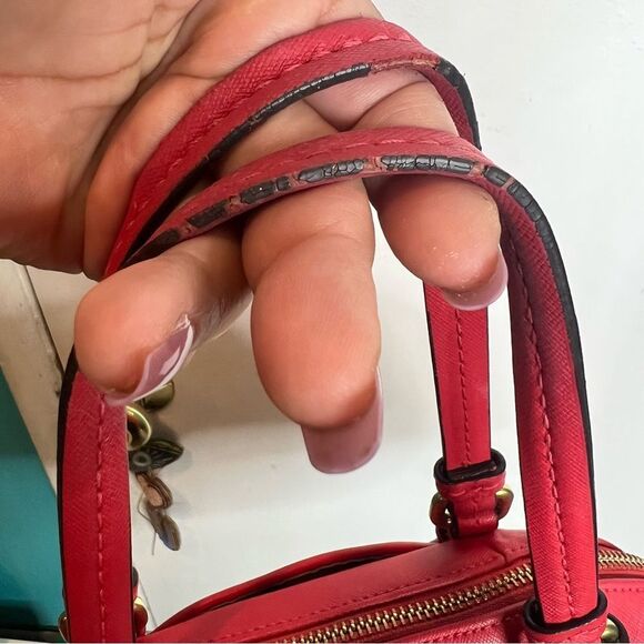 Coach F25671 Peyton Cora Dome pink Leather Handbag Shoulder Bag Satchel - Picture 12 of 12